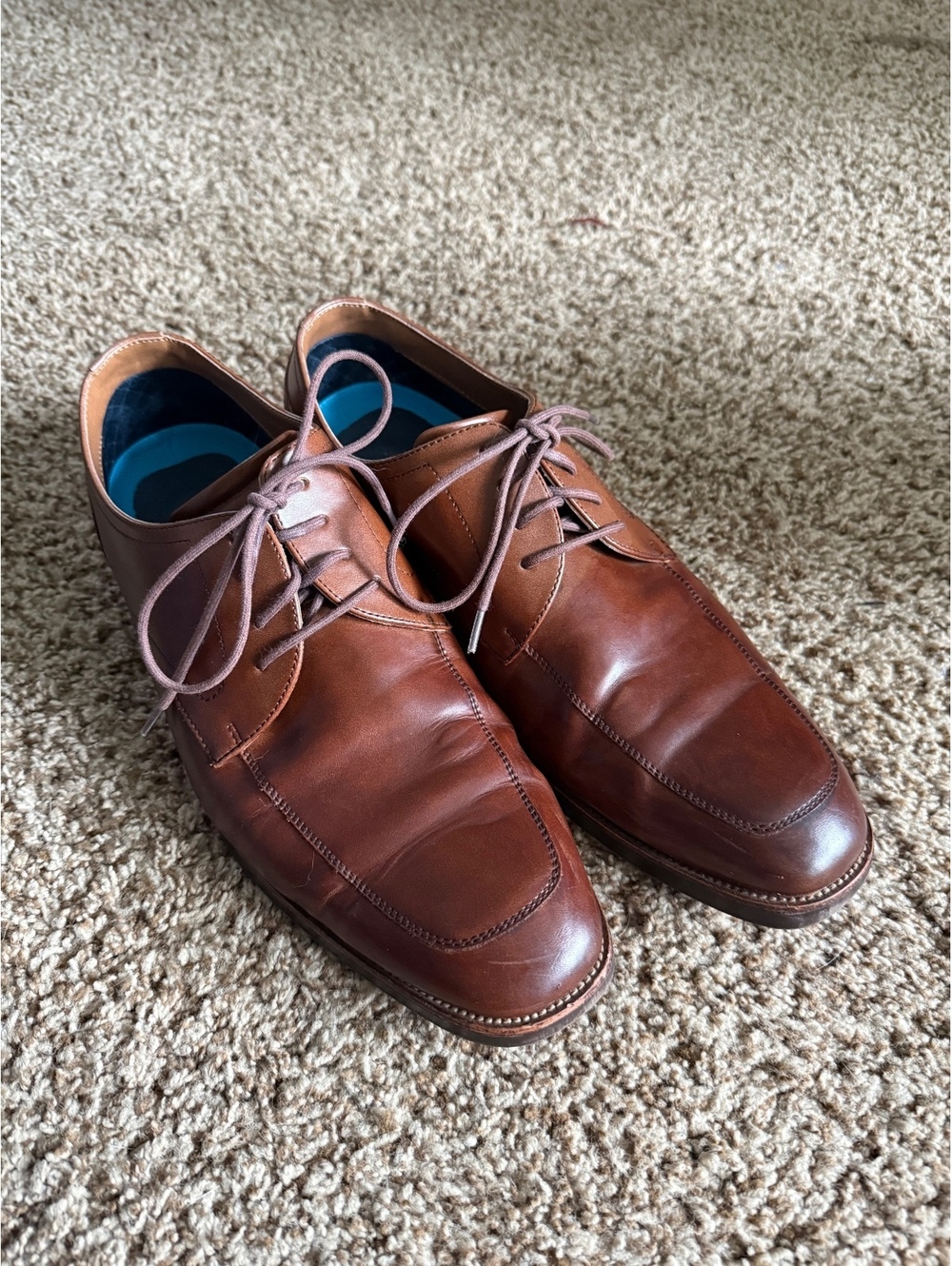 Dockers Belson Moc Toe Oxford Shoes in Cognac Men’s Size 13
